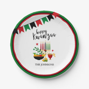 Kwanzaa Pappteller