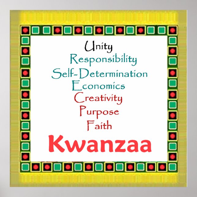 KWANZAA POSTER (Vorne)