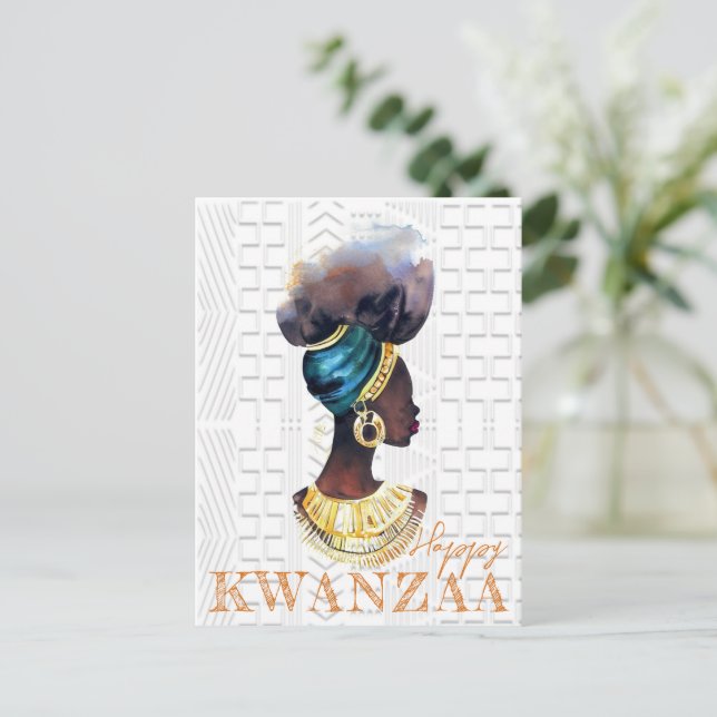 Kwanzaa Postkarte (Stehend Vorderseite)