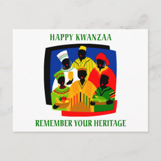 Kwanzaa Postkarte