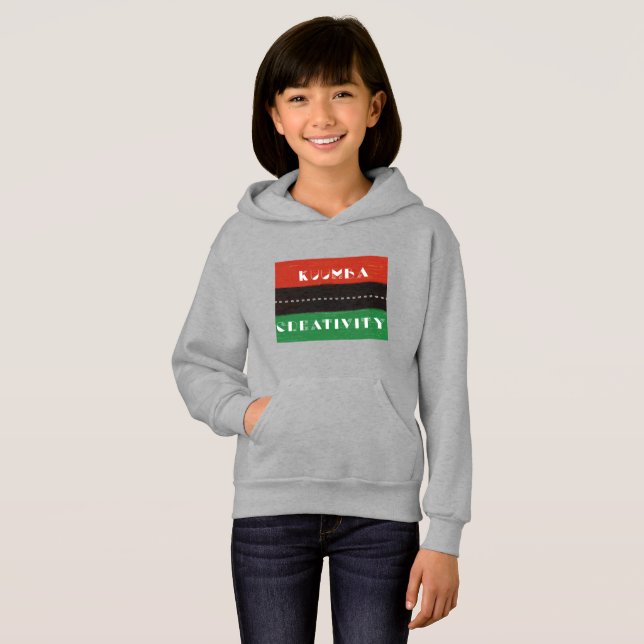 Kwanzaa Principles Kuumba | Kreativität Hoodie (Vorne ganz)