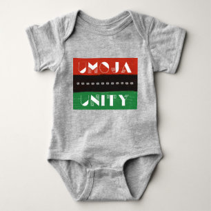 Kwanzaa Principles Umoja   Einheit Baby Strampler