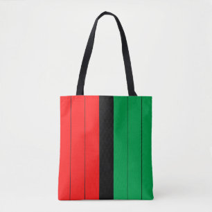Kwanzaa Red Black Green Kinara Striptes Muster