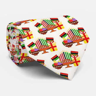 Kwanzaa Table Painting Krawatte