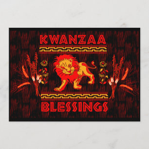 Kwanzaa-Tänzer Einladung