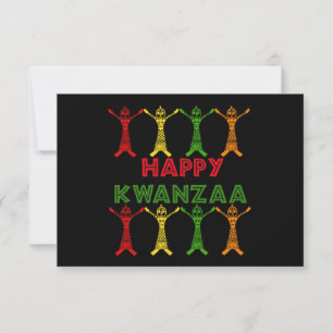 Kwanzaa-Tänzer RSVP Karte
