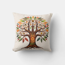 Kwanzaa Tree Throw Pillow Kissen