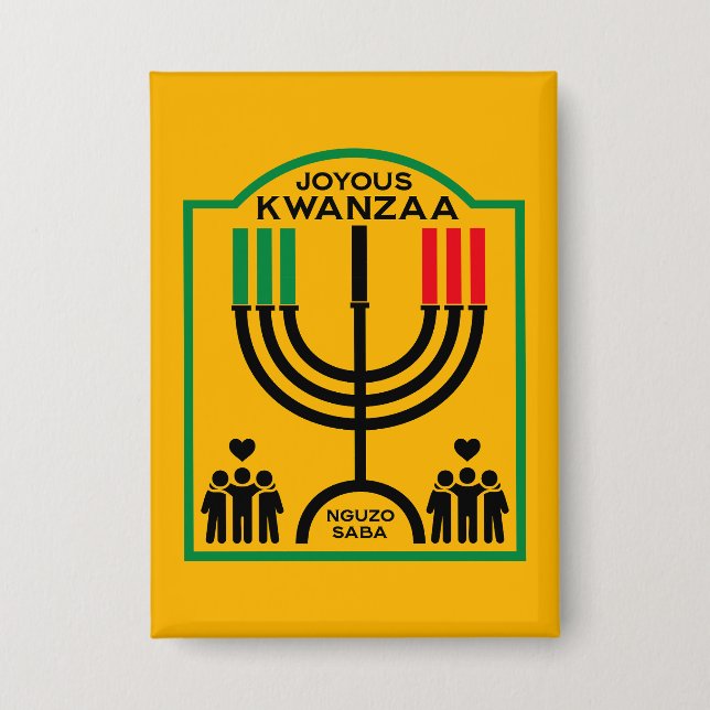 Kwanzaa Umoja Button (Vorderseite)