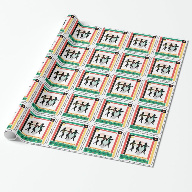 Kwanzaa Unity Geschenkpapier (Ungerollt)