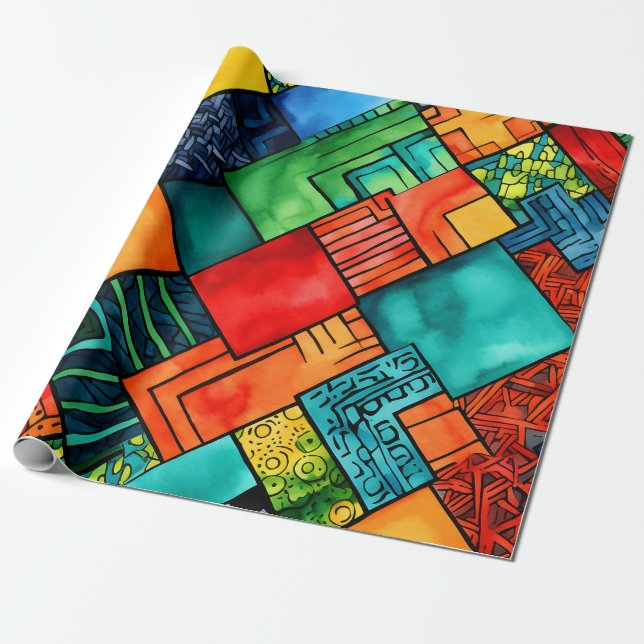 Kwanzaa Wrapping Paper Geschenkpapier (Ungerollt)
