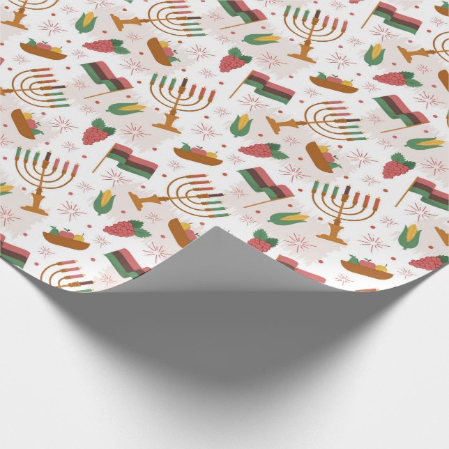 Kwanzaa Wrapping Paper Geschenkpapier (Ecke)