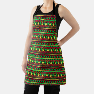 Kwanzaa Yellow Red Black Green Schürze