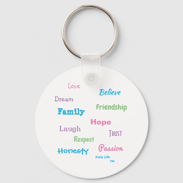 Kwig Life TM Schlüsselanhänger (Vorderseite)