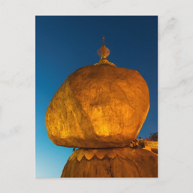 Kyaiktiyo Pagoda Postkarte (Vorderseite)