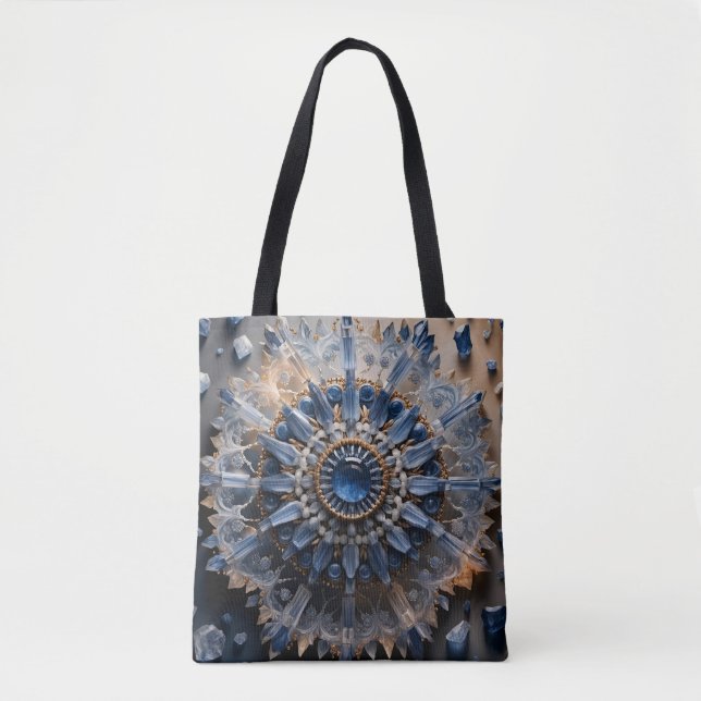 Kyanite-Mandala-Tasche (Vorderseite)