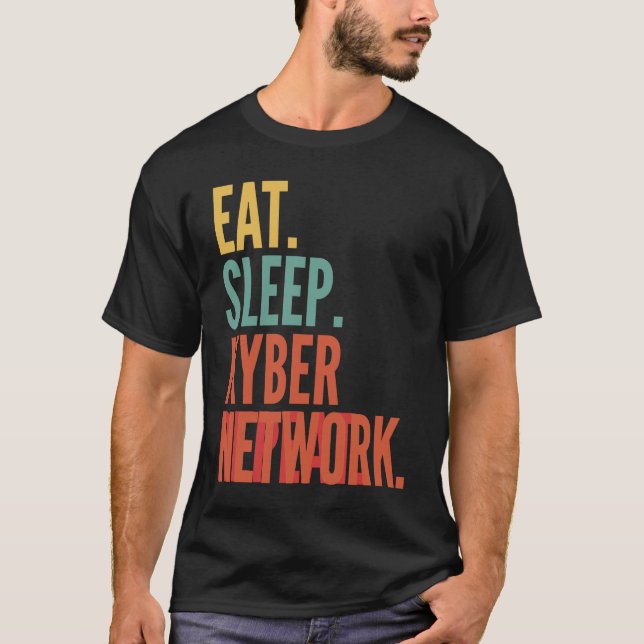 Kyber Network Crypto Eat Sleep Kyber Network Repea T-Shirt (Vorderseite)