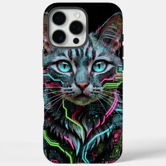 Kybernetischer Katzen-Iphone-Handyhülle iPhone 16 Pro Max Hülle