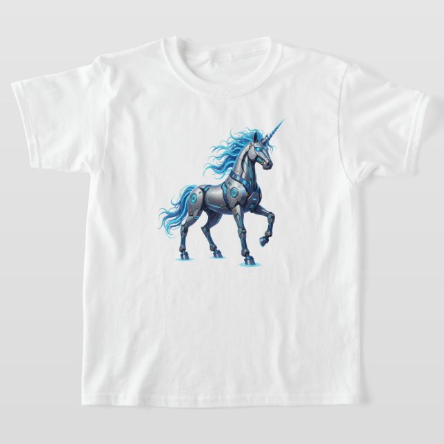 Kybernetisches Einhorn T-Shirt (Ablage )