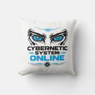 Kybernetisches System Online Futuristischer Robote Kissen