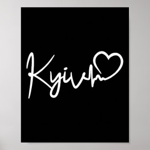 Kyiv Herzschlag Stadt Kiew Ukraine Poster