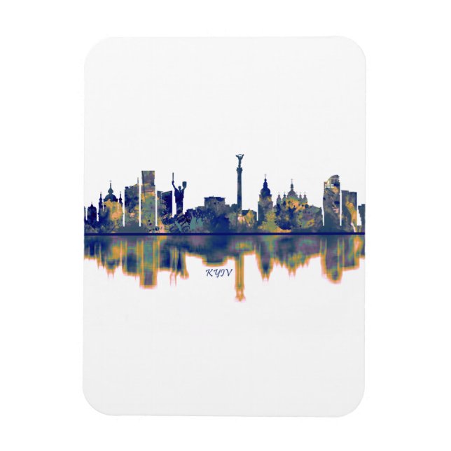 Kyiv Skyline Magnet (Vertikal)