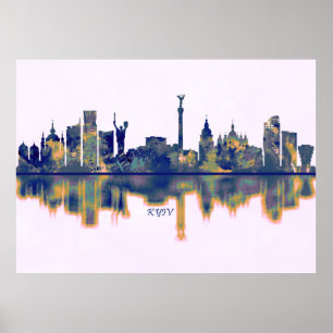 Kyiv Skyline Poster