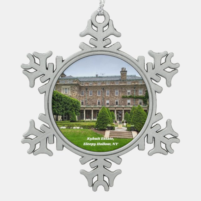 Kykuit Anwesen Snowflake Ornament (Vorderseite)