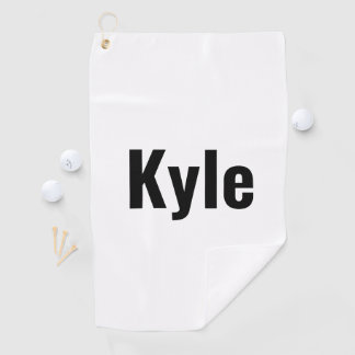 Kyle Mens Name Golfhandtuch