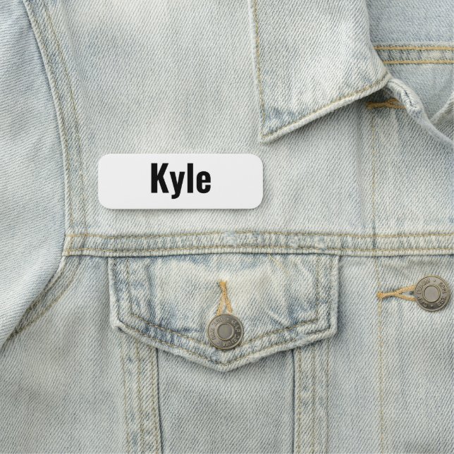 Kyle Mens Name Namensschild (Beispiel)