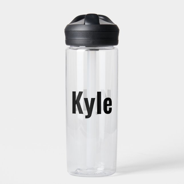 Kyle Mens Name Trinkflasche (Vorderseite)