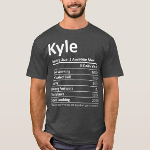 KYLE Nutrition Funny Birthday Personalisiert Name T-Shirt