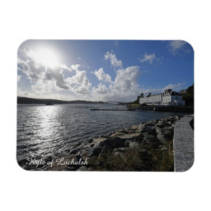 Kyle of Lochalsh in Schottland mit Blick auf Skye Magnet