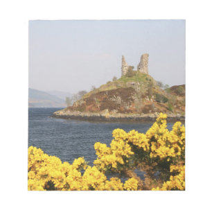 Kyleakin, Schottland. Die alten Ruinen von 2 Notizblock