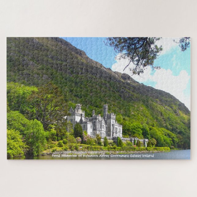 Kylemore Abbey Connemara Galway Irland. Jigsaw Pu Puzzle (Horizontal)