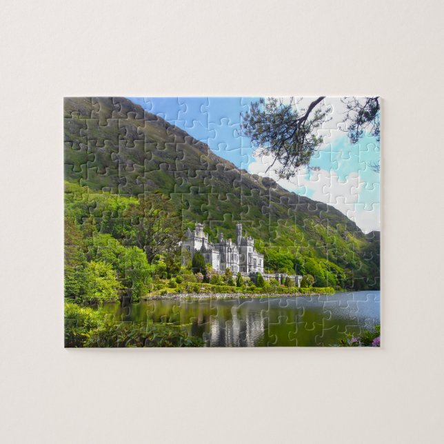Kylemore Abbey Connemara Galway Irland. Puzzle (Horizontal)