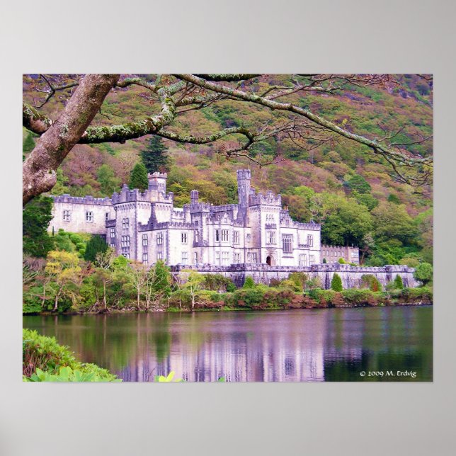 Kylemore Abbey Connemara Print Poster (Vorne)