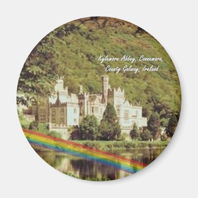 Kylemore Abbey Ireland - Design #2 Magnet (Vorne)