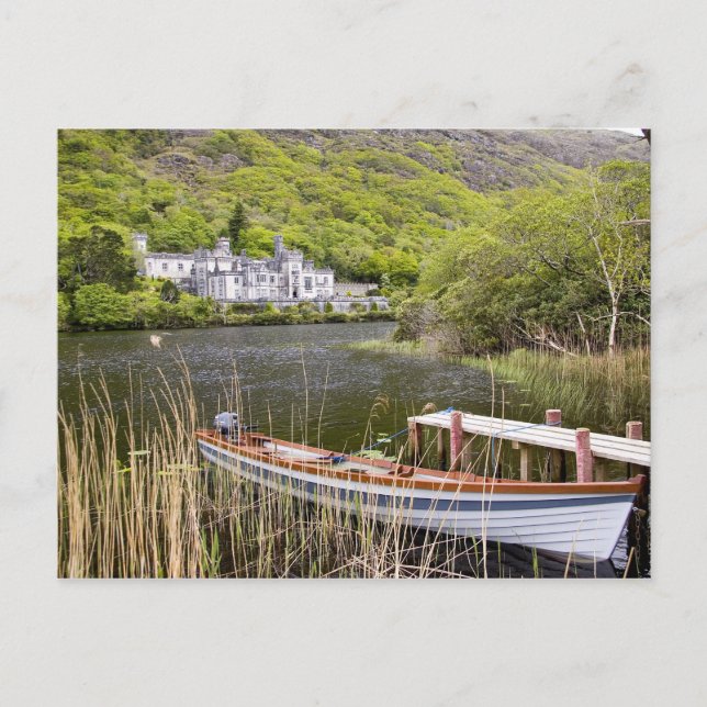Kylemore Abbey, Irland. Abtei Kylemore Postkarte (Vorderseite)