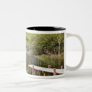 Kylemore Abbey, Irland. Abtei Kylemore Zweifarbige Tasse