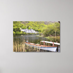 Kylemore-Abtei, Irland. Kylemore-Abtei ist Leinwanddruck
