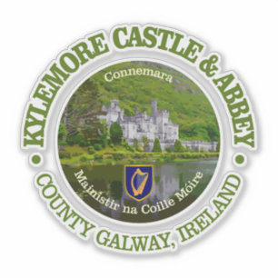 Kylemore Castle & Abbey (rd) Aufkleber