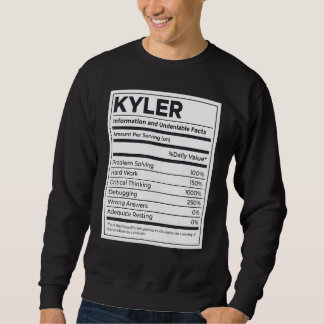 Kyler Nutrition Information Problem lösen hartes W Sweatshirt