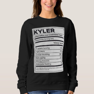 Kyler Nutrition Information Problem lösen hartes W Sweatshirt