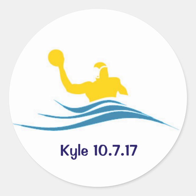 Kyles Bar mitzvah-Aufkleber Runder Aufkleber (Vorderseite)