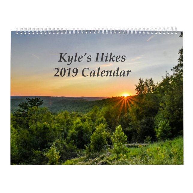 Kyles Wanderungs-großer Kalender 2019 (Titelbild)