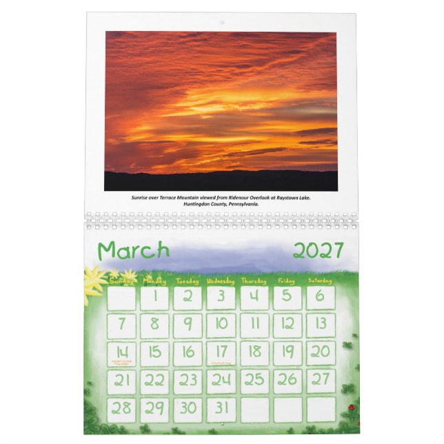Kyles Wanderungs-Medium-Kalender 2019 Kalender (Mär 2027)
