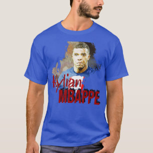 Kylian Mbappe Psg Spieler und Frankreich T-Shirt