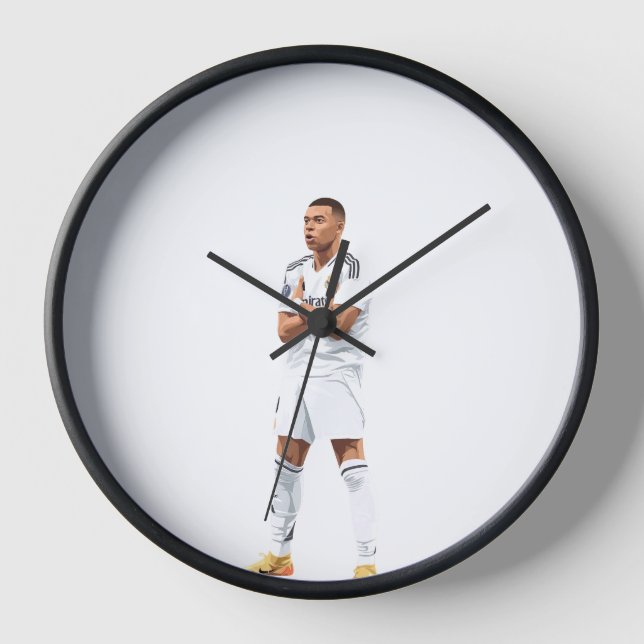 Kylian Mbappe - Real Madrid Uhr (Vorderseite)
