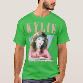 Kylie 80er Retro Fan Design T-Shirt