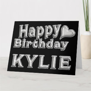 Kylie Happy Birthday Geburtstag Karte Aufsteller